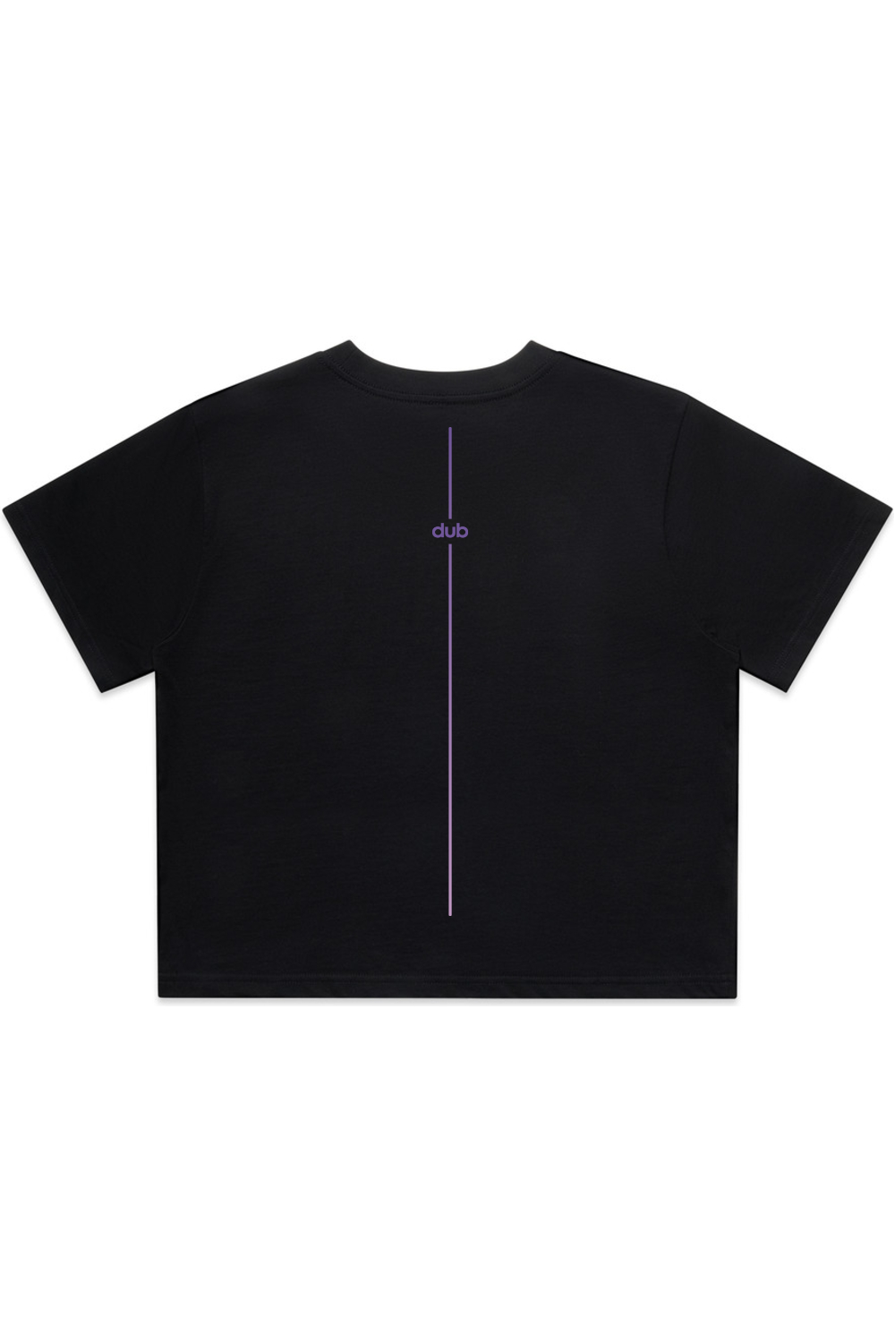 dub crop cut women's tee