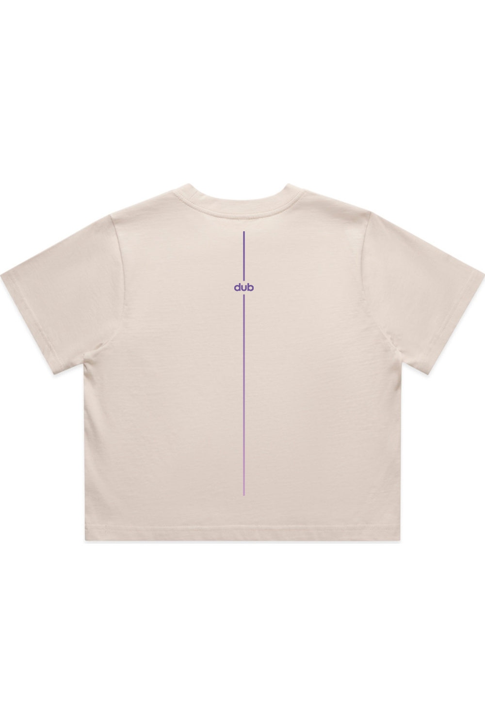 dub crop cut women's tee