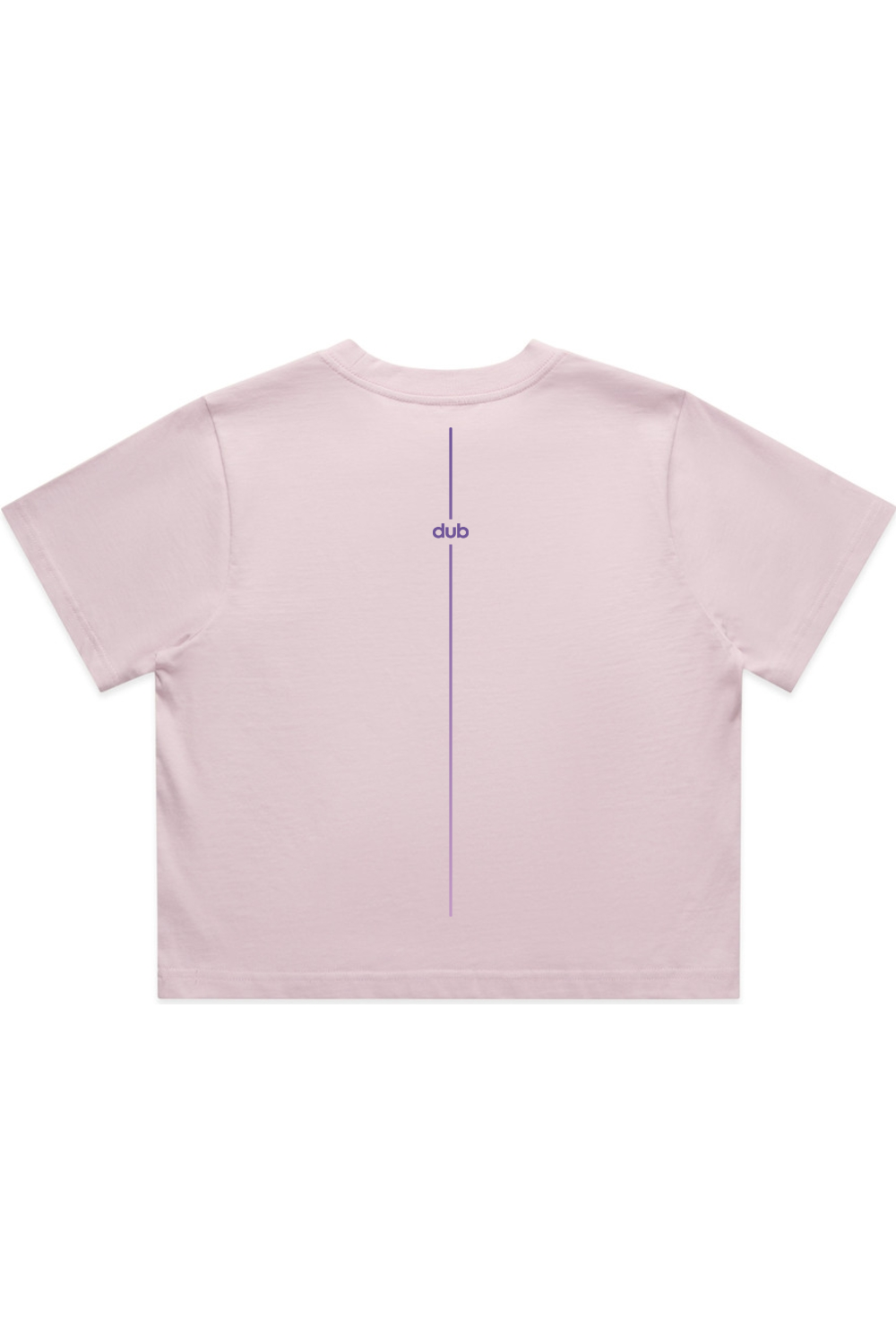 dub crop cut women's tee