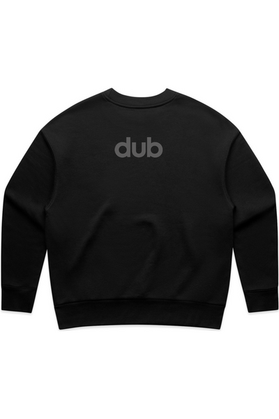 dub crop cut women's sweatshirt
